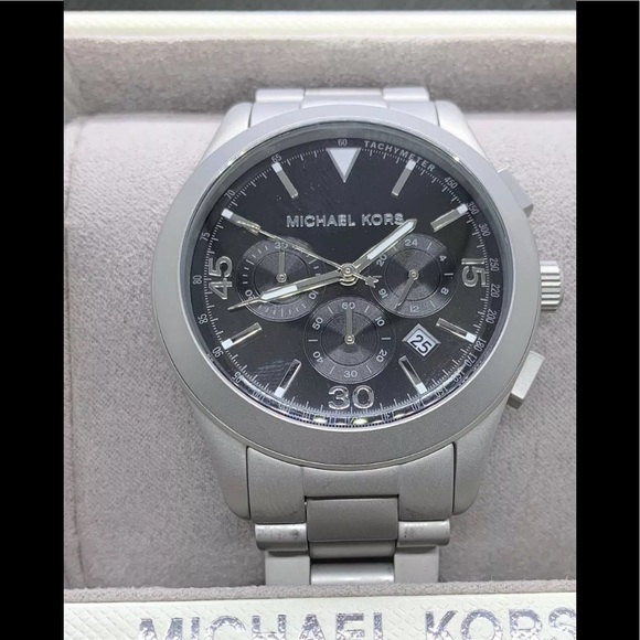 New in box Michael Kors Men's watch MK8469 Gareth Chronograph new with box& tag - Picture 2 of 6